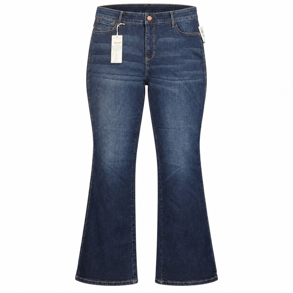 Seven7 Bombshell Bootcut Jeans 20W Dark Blue NWT High Rise Stretch Retro Denim